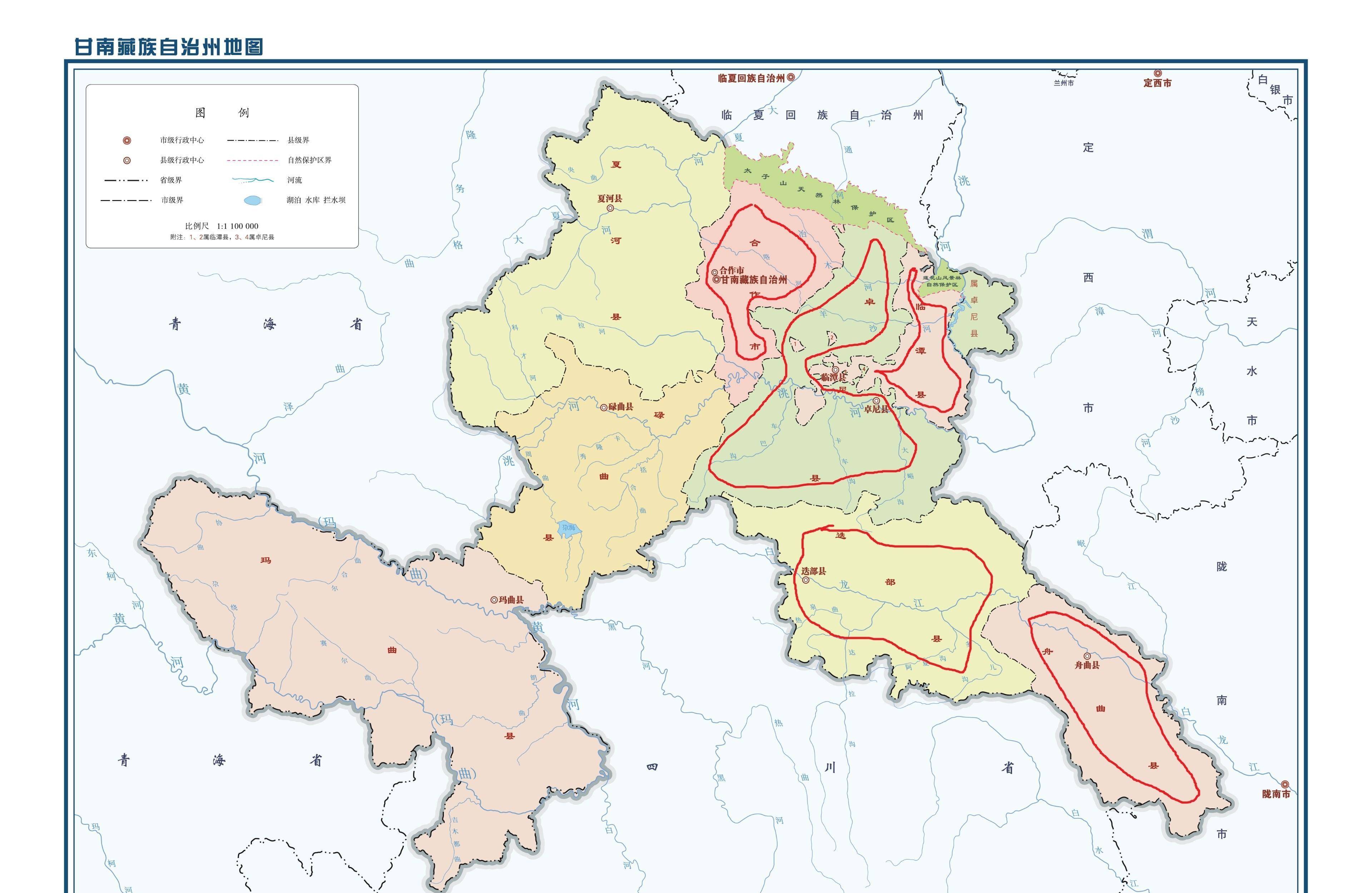 甘肃甘南合作,临潭,卓尼,舟曲,迭部现状刷新_人口_舟曲县_县城