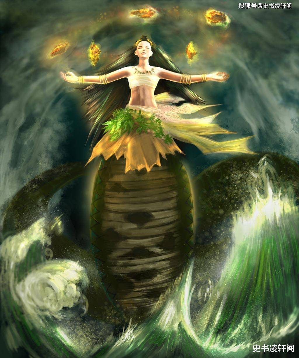 上古神话中的七位神仙娘娘,第5位是战争女神,女娲娘