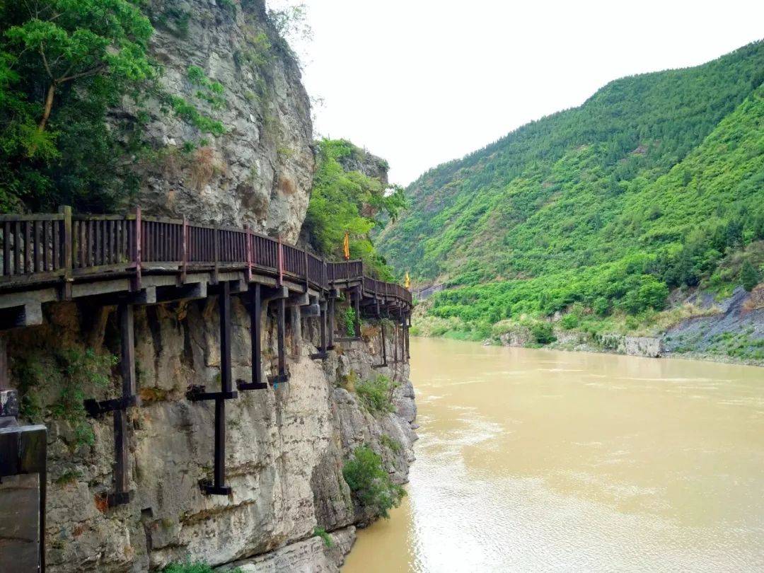 天府旅游名县|明月峡 | 冲波逆折之回川_广元_栈道_豆奶