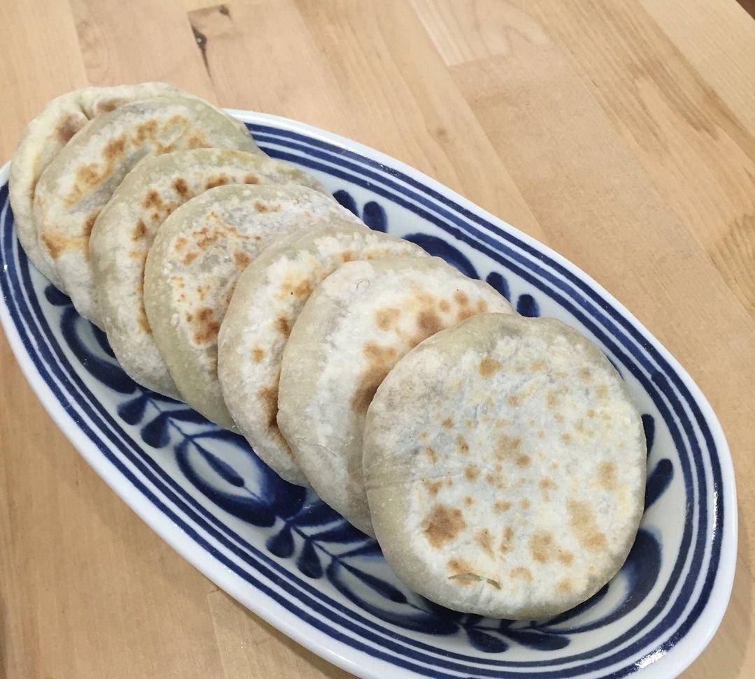 不用发面永康传统美食永康肉饼不需要加油煎皮薄馅多吃了还想吃_步骤