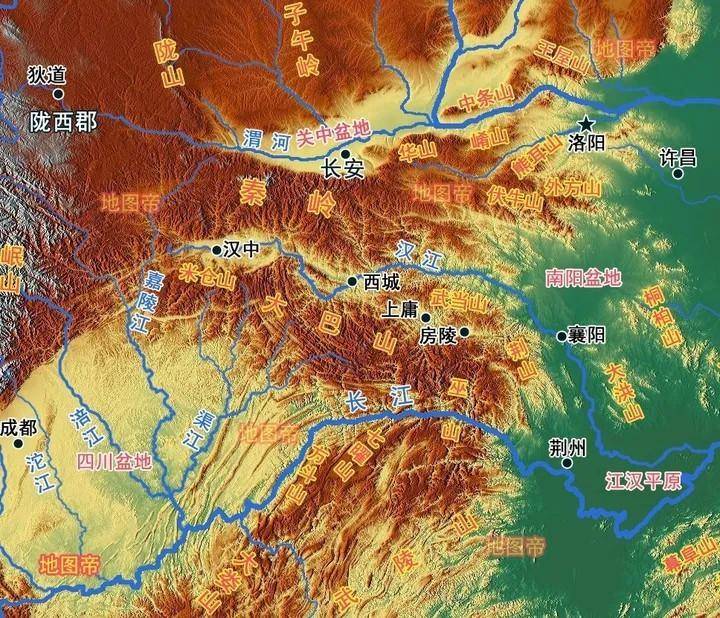 江汉平原地理位置图图片