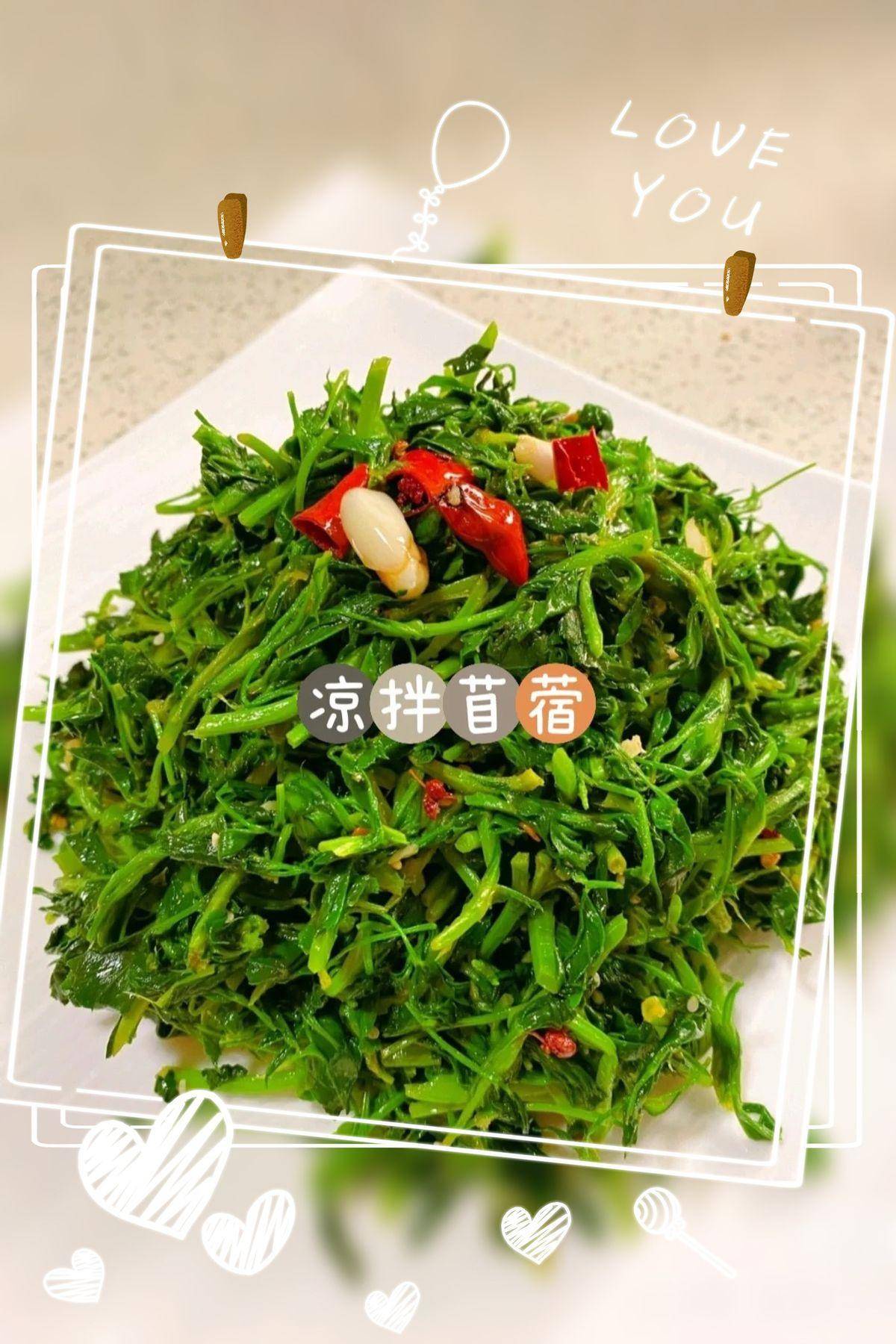 做法1:凉拌苜蓿人们主要食用苜蓿早春返青时的幼芽,苜蓿芽营养成分高