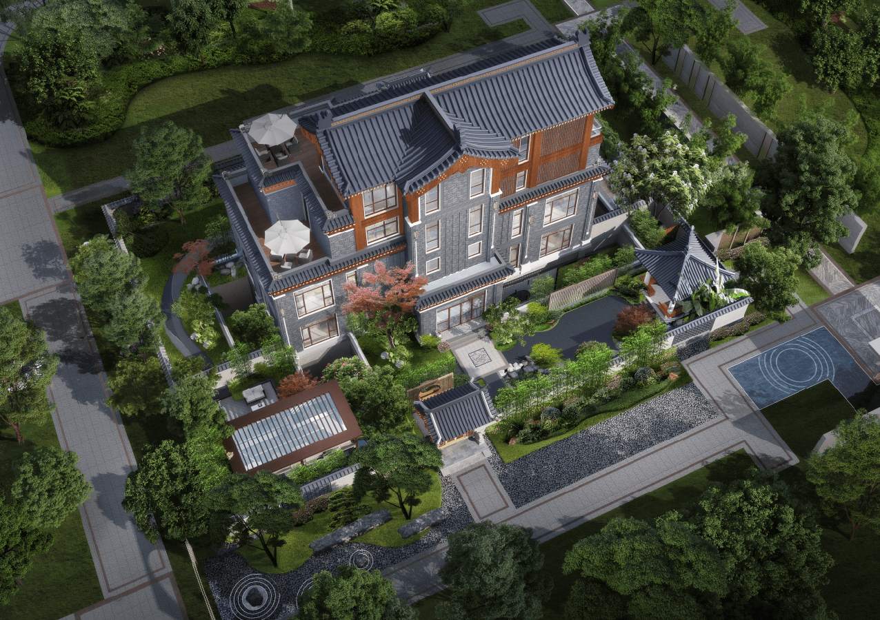 成都天府新区新房 中德麓府 中式叠拼别墅-中德麓府 户型赏析 项目