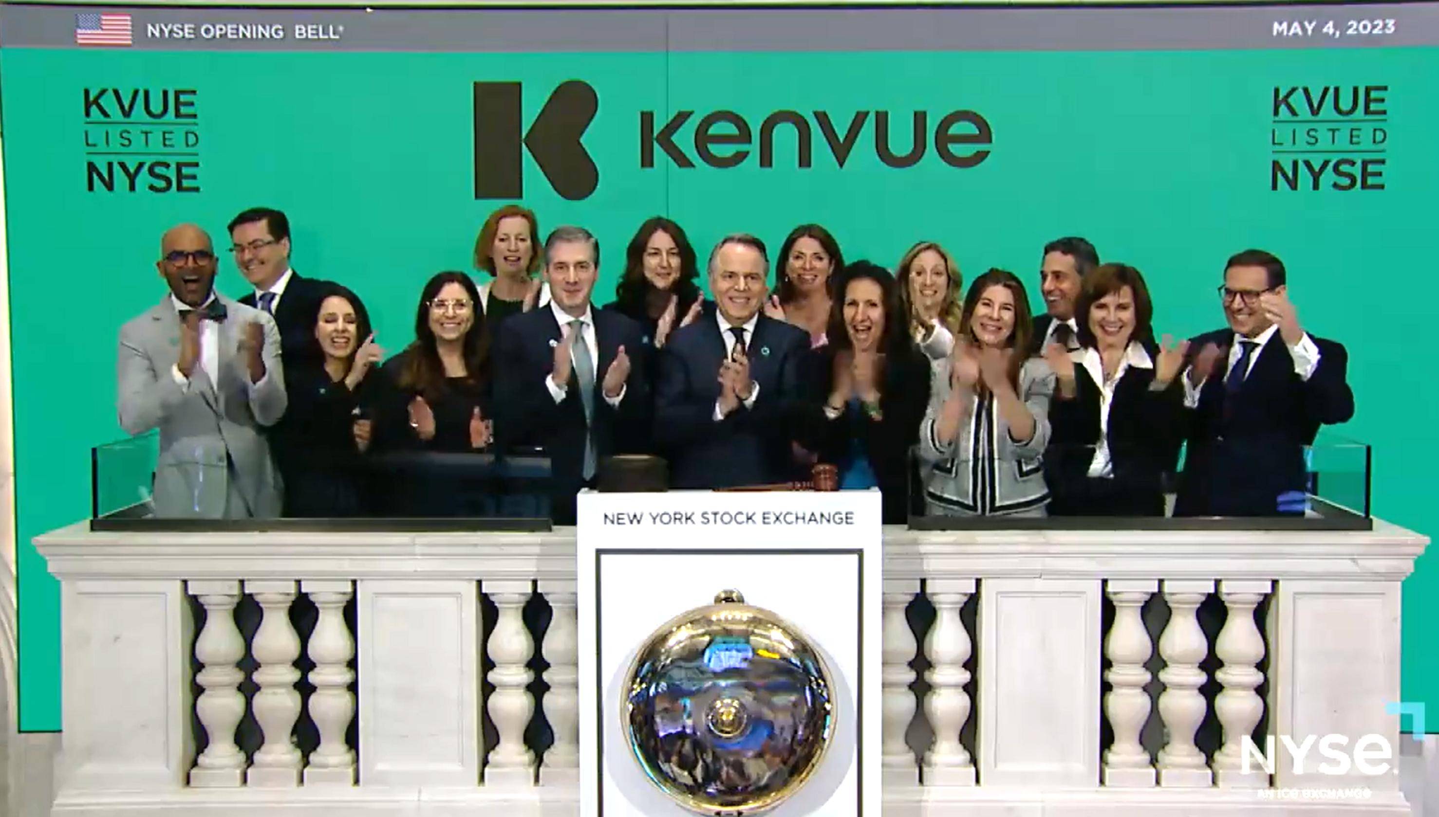 强生旗下Kenvue纽交所上市：上涨22% 公司市值502亿美元_搜狐网