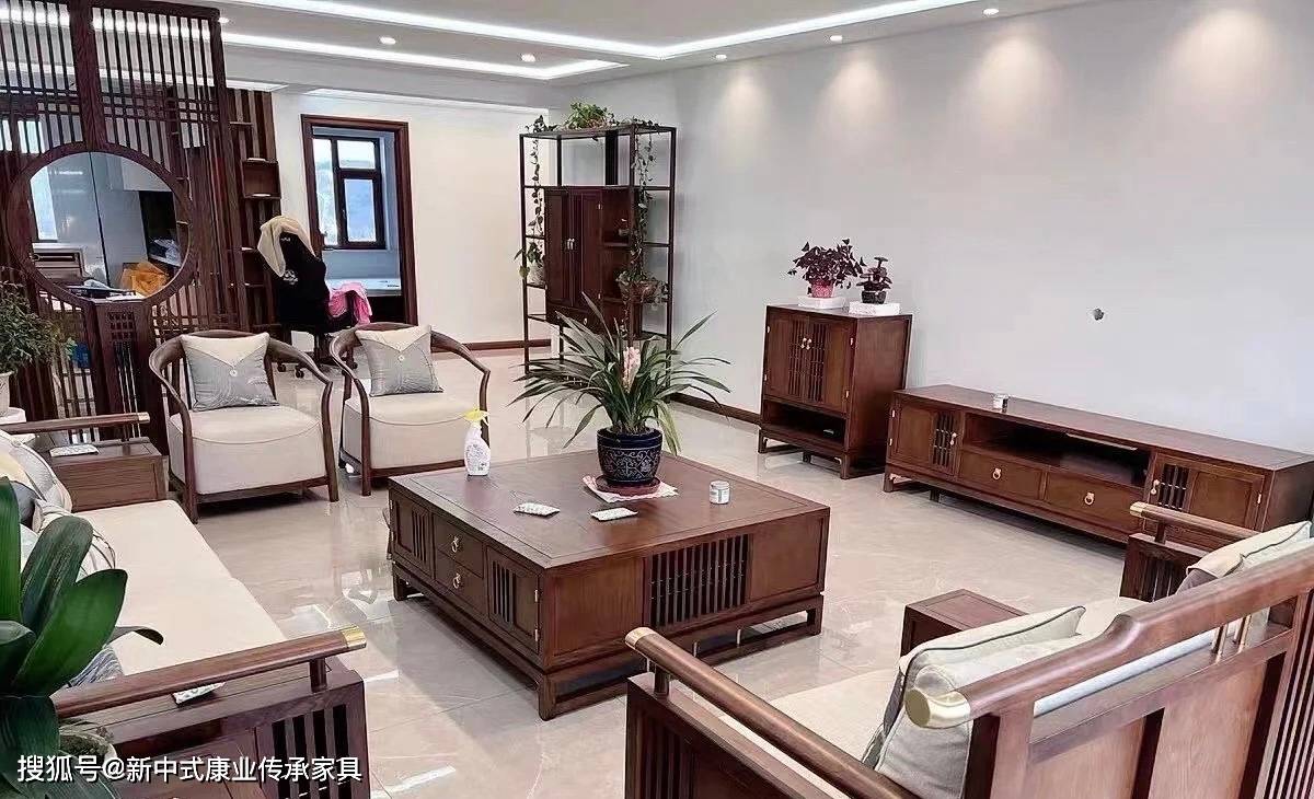 棕木新中式|古香古色,古韵之美_空间_客厅_木家具