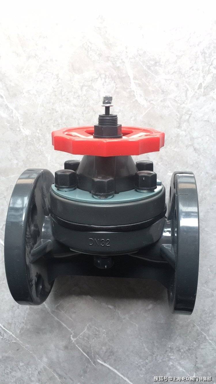 g41x-10u法兰upvc塑料隔膜阀 硬聚氯乙烯_介质_结构_温度