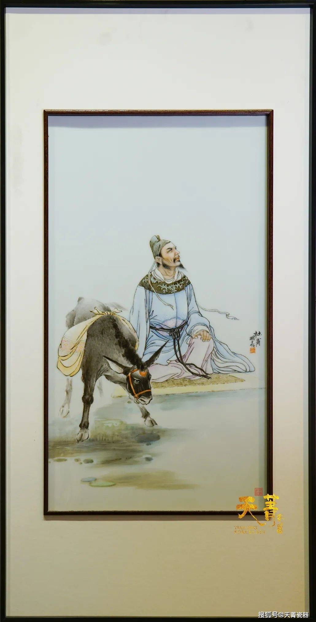 天菁瓷器:"瓷上人物画领军人"【徐鹏飞】,瓷技巅峰,载道传神_艺术_作