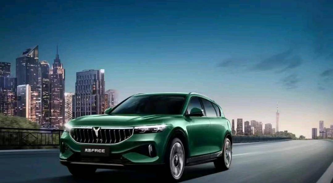 岚图free外观上使用了大尺寸窄化的进气格栅,led大灯巧妙地与格栅融汇