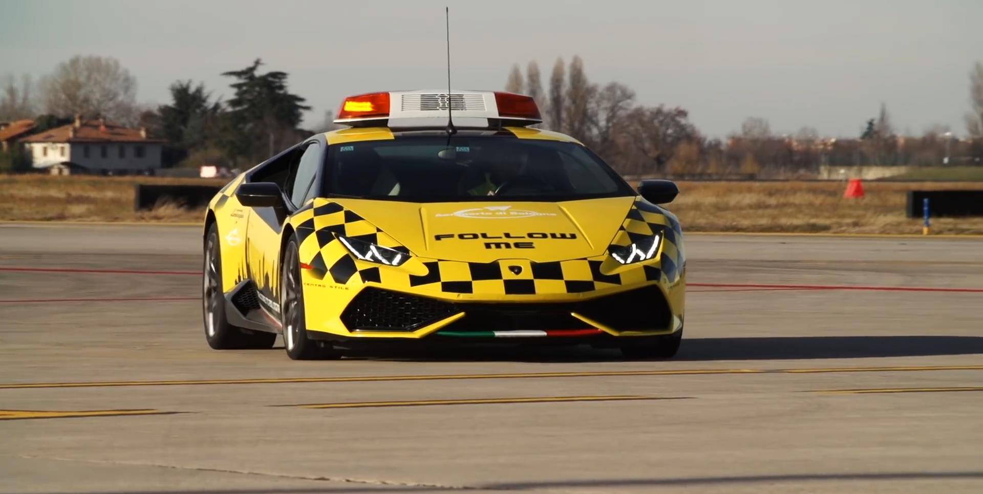 兰博基尼当飞机引导车,这样的机场太牛了_搜狐汽车_搜狐网