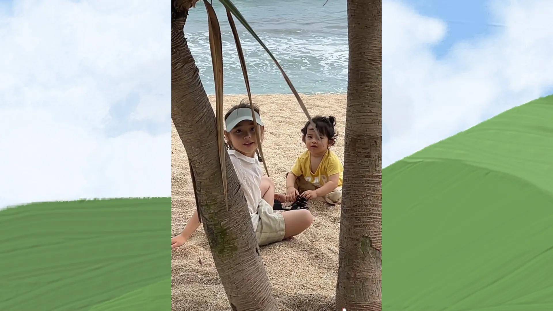 原创            叶海洋带女儿五一出游，哈提化身树袋熊（叶海洋个人资料多高）