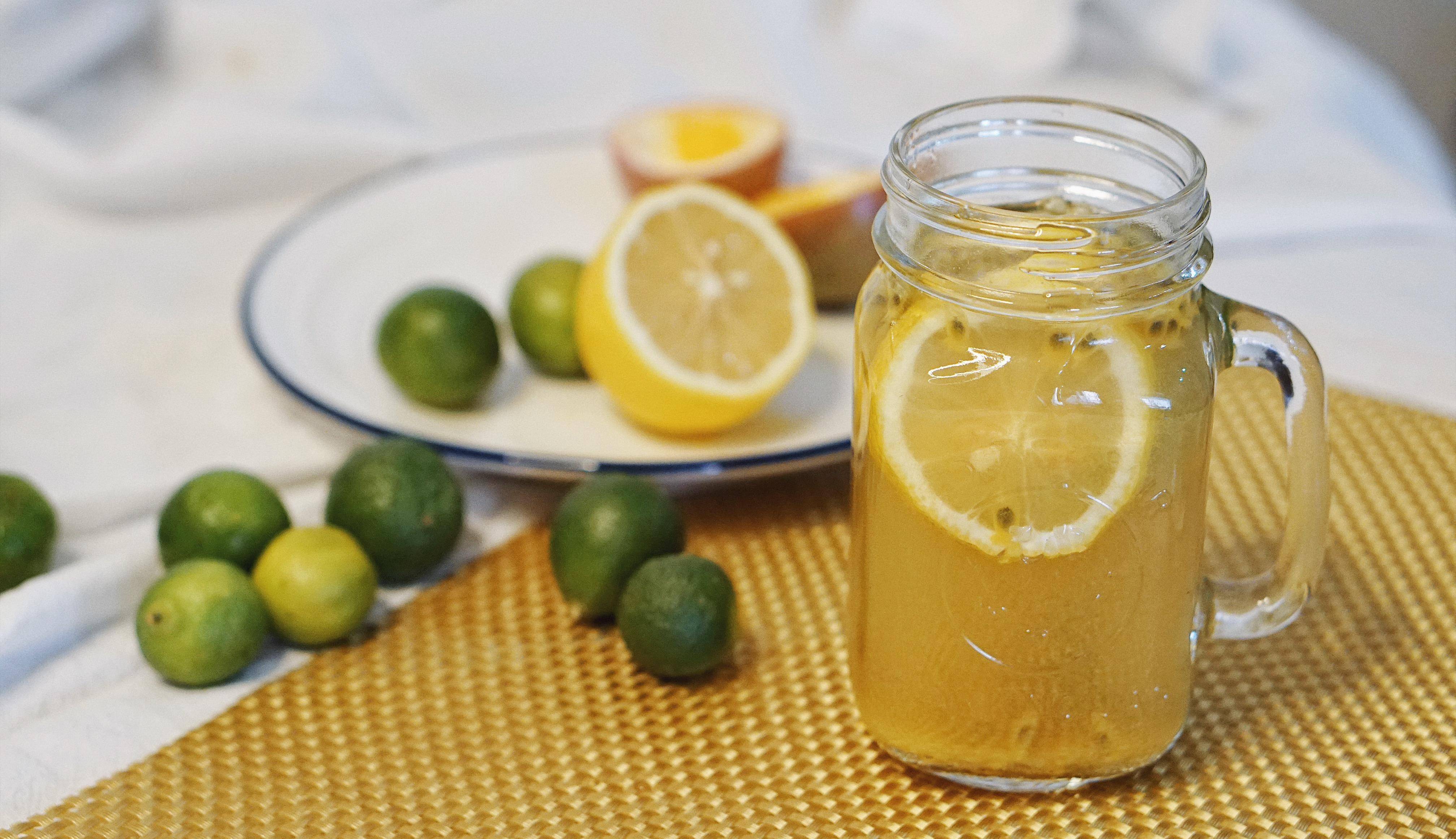 5元做一杯这种水果茶,美容健康,坚持喝的人都变美了_饮品_柠檬_冷却