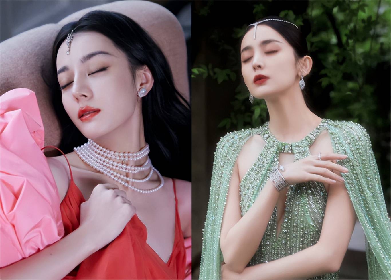 迪丽热巴有张穿着粉红色