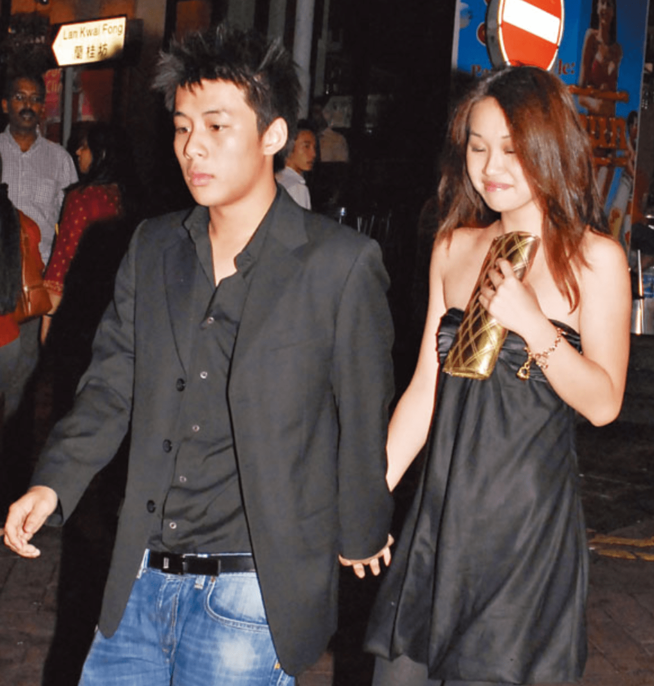 罕见合照,34岁霍启仁显发福,不如霍启山帅气年轻_霍英东_霍启刚_公子