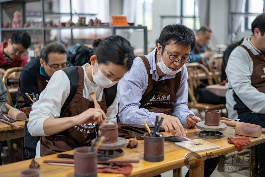 无锡日商俱乐部到葛盛陶庄紫砂体验_日本_葛韬_友人