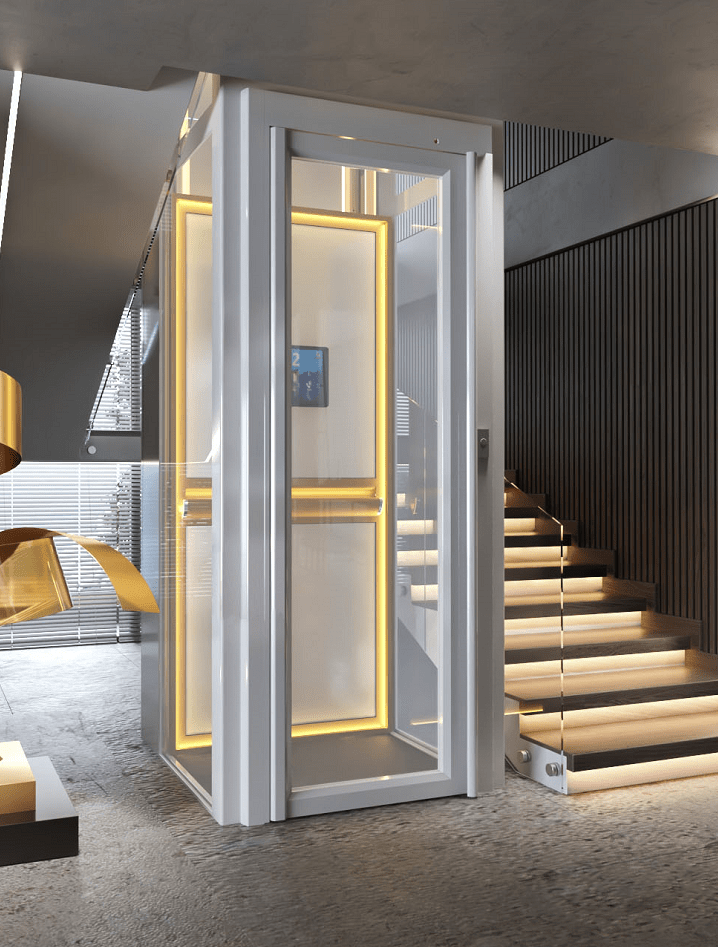 西继迅达vika西继迅达的vika系列电梯就是强驱曳引式电梯,最小占地