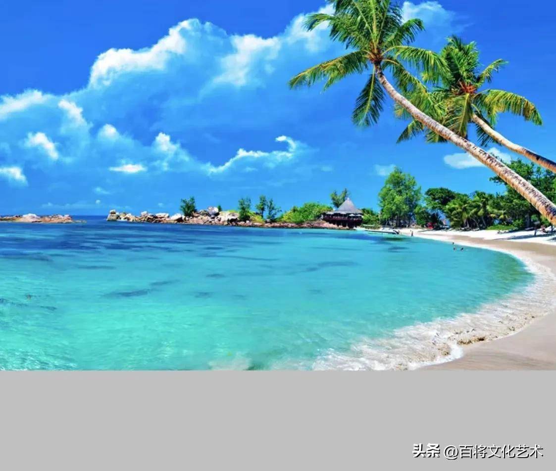 初到海南看风光_天空_大海_椰子树