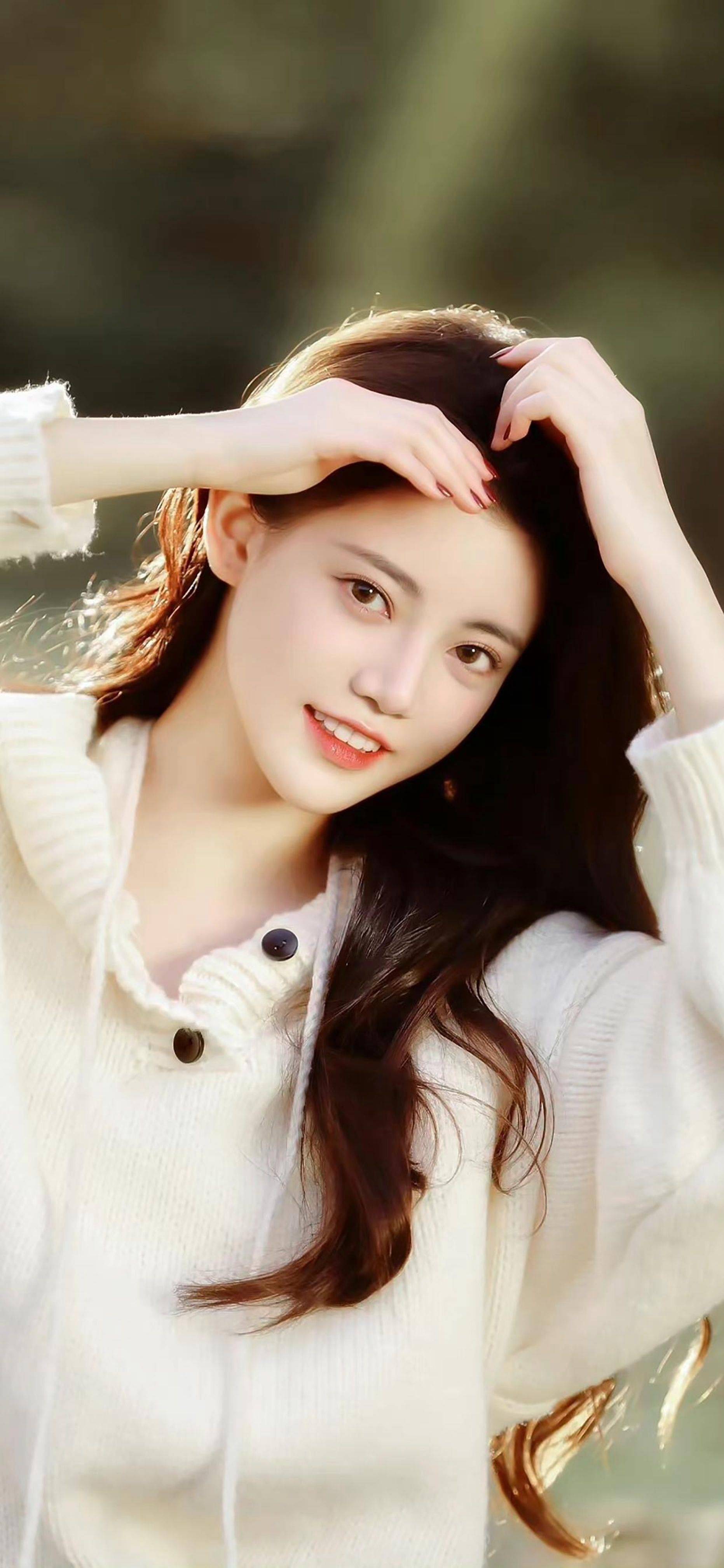 狐狸姐姐孙珍妮优雅写真壁纸_都能_眼神_女孩子