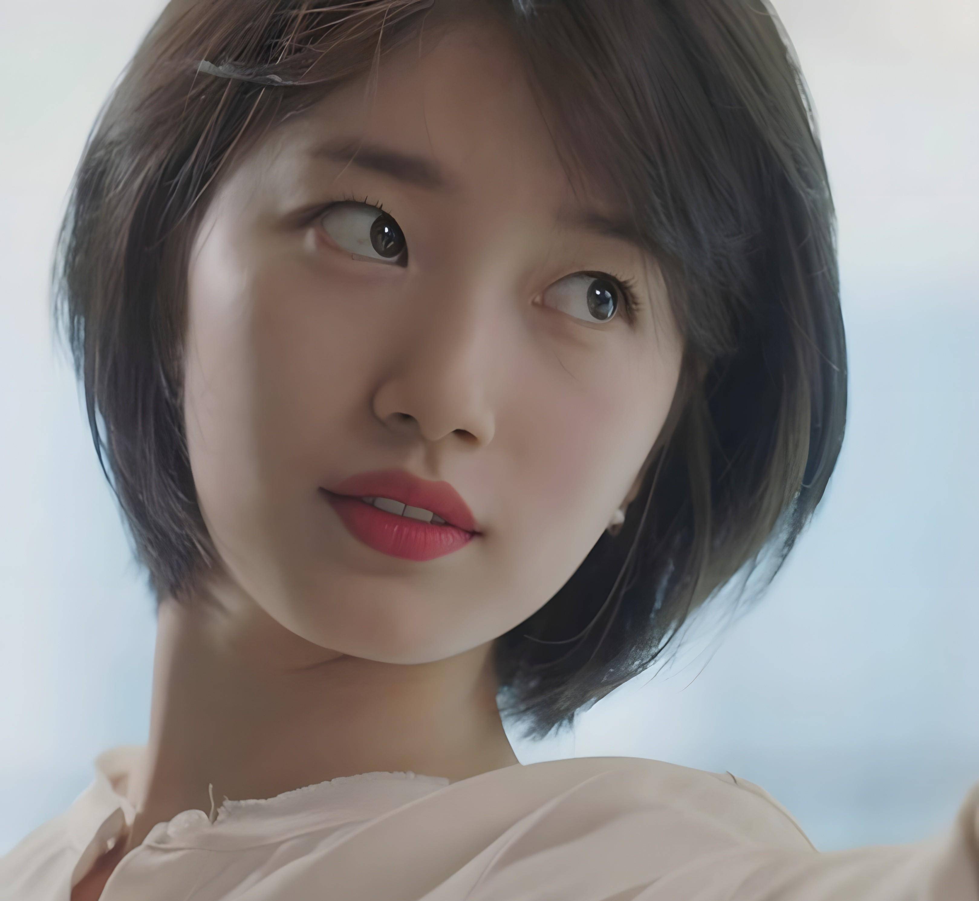 韩国女星发型短发图片