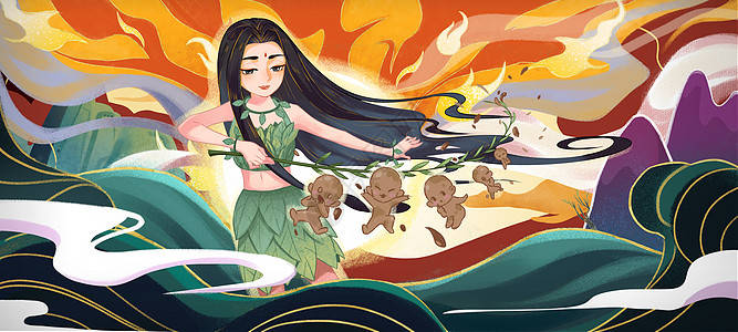 女娲_伏羲_山西