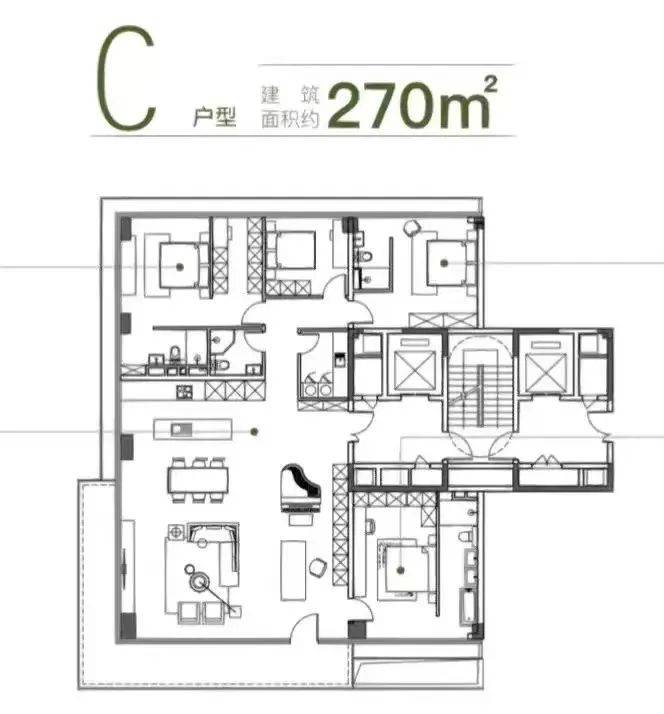 中鹰黑森林户型图图片