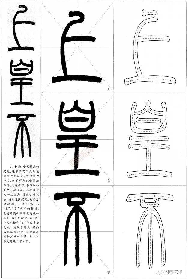 趙之謙《嶧山刻石》臨寫之法_形態_篆書_起筆