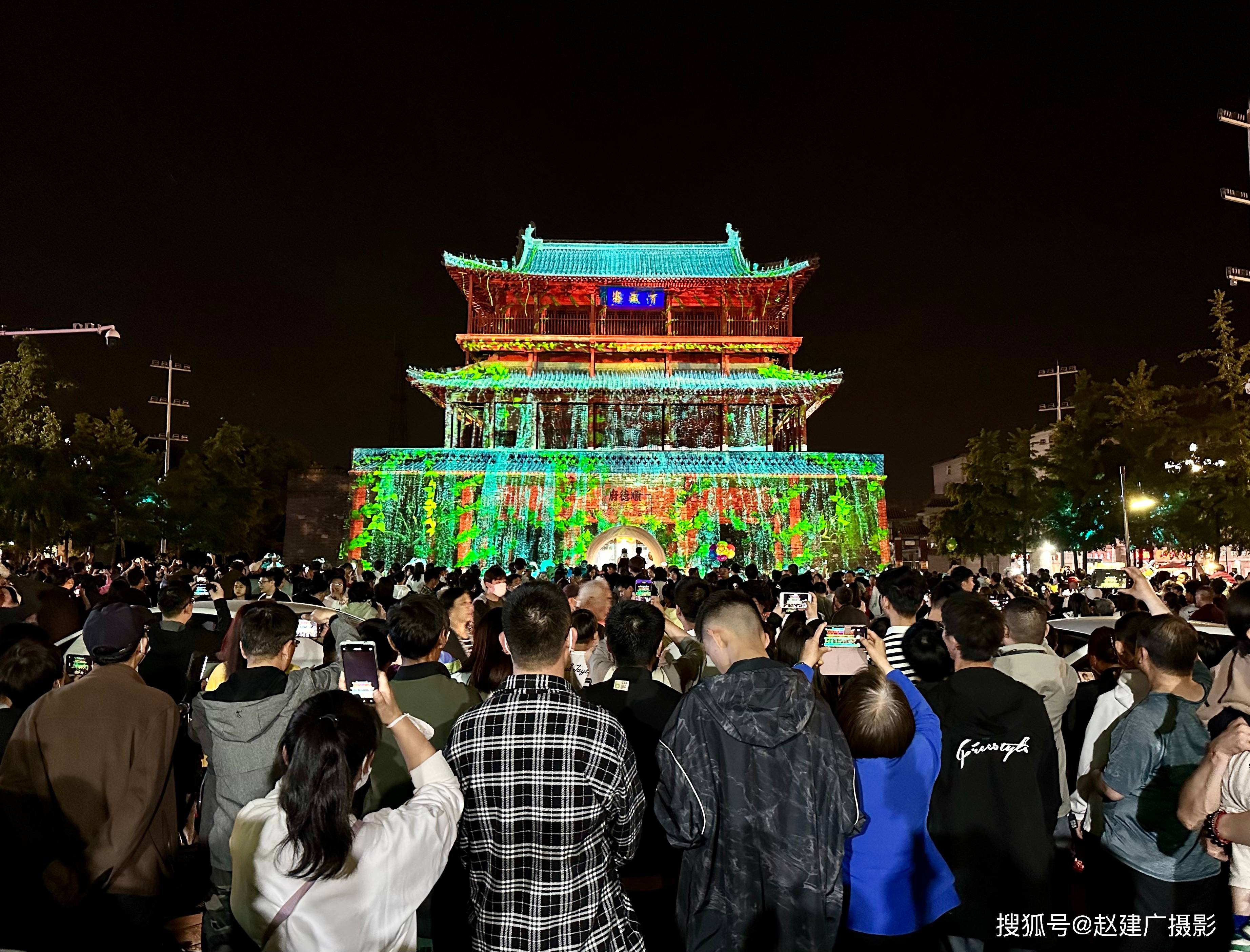 邢台清风楼夜景图片图片