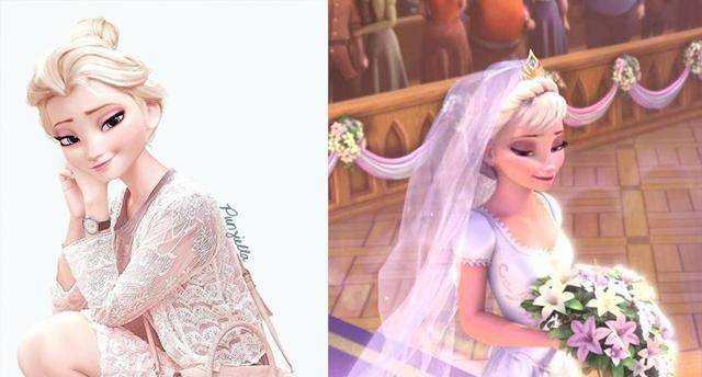 当艾莎女王换上现代装,躲过土气的北地服,看到旗袍装惊艳全场!