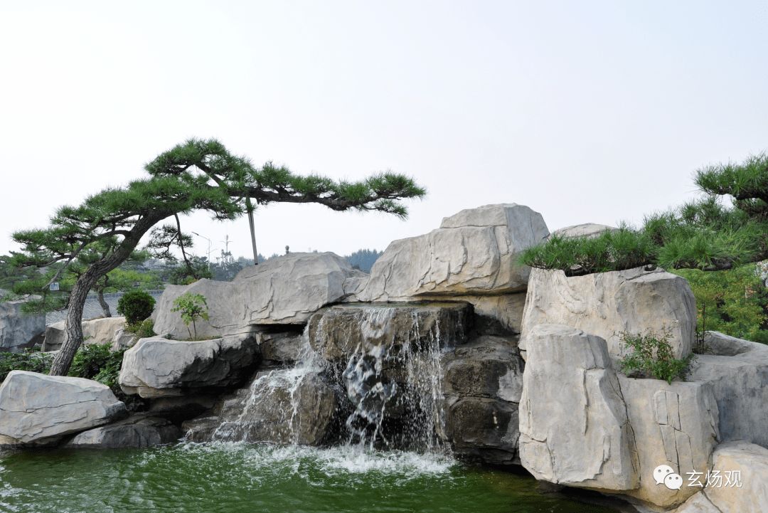 山壁庭院景观图片