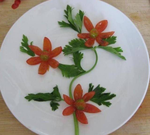 简单盘饰,每一道都能让你惊艳_西红柿_兔子_金鱼