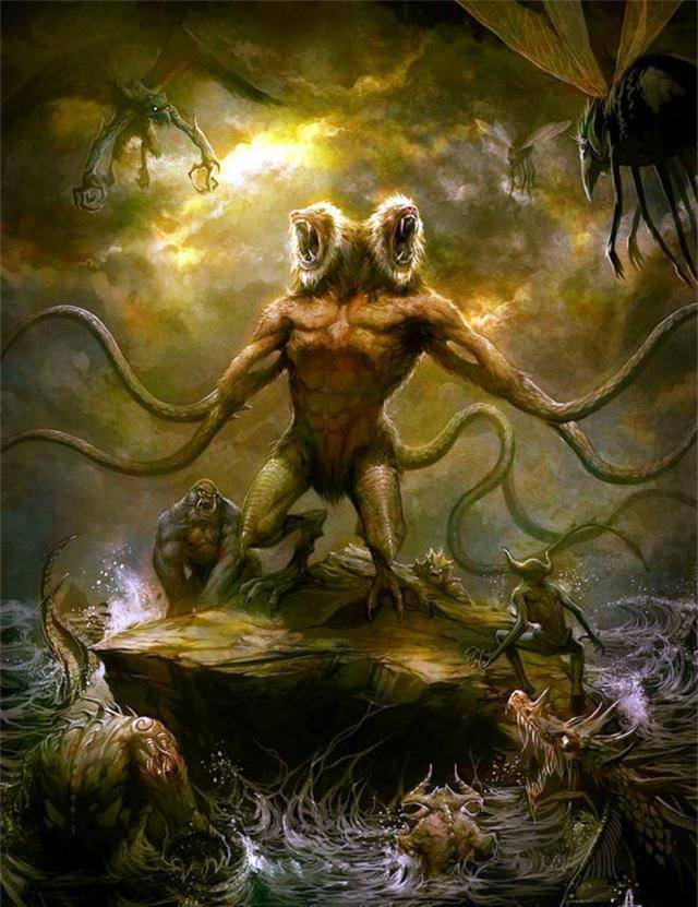 《山海经》中舌头反转的蜂怪,还有爱骂人的怪兽,个个不可思议_动物