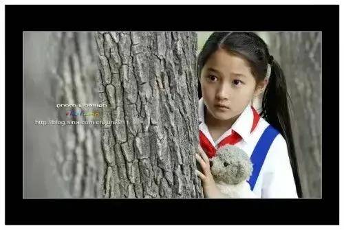 我认识关晓彤的时候,她是《笑着活下去》里命途多舛的晏阳(童年).