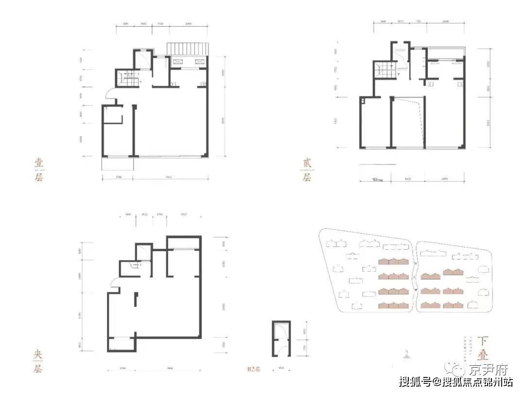 下叠总价:900万—1200万下叠交付可以按照四居室来使用,户型亮点是大
