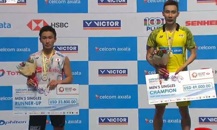 这也是羽毛球历史上赛点最大的逆转,也让李宗伟吹了一杯子,但毕竟这样