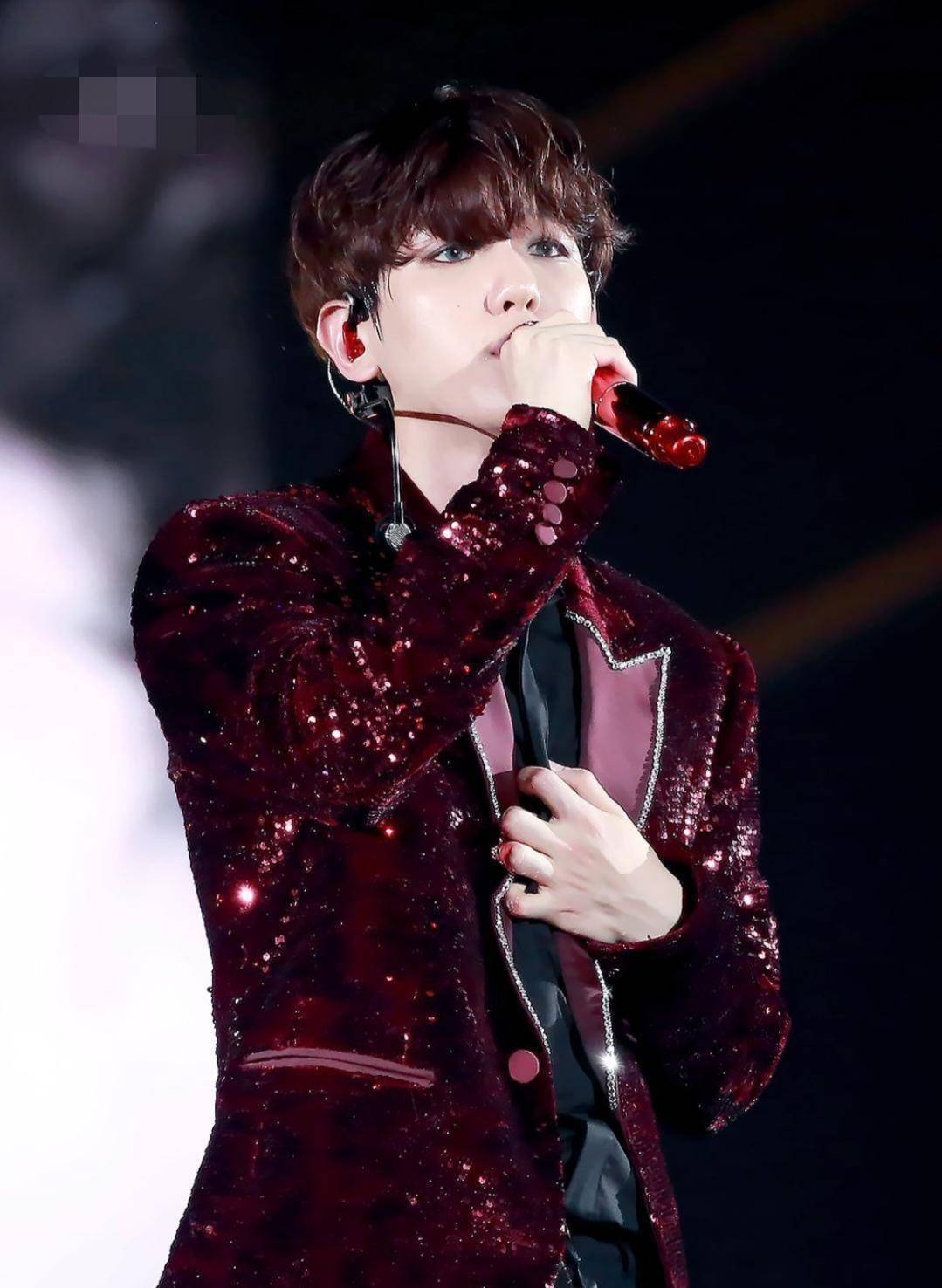 exo成员应援边伯贤,颜值兼具实力,人歌一位,舞台服装超帅气_展现_风格