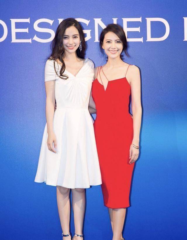 angelababy杨颖和高圆圆同框,穿白色连衣裙赢在年轻,却输在气质_女性