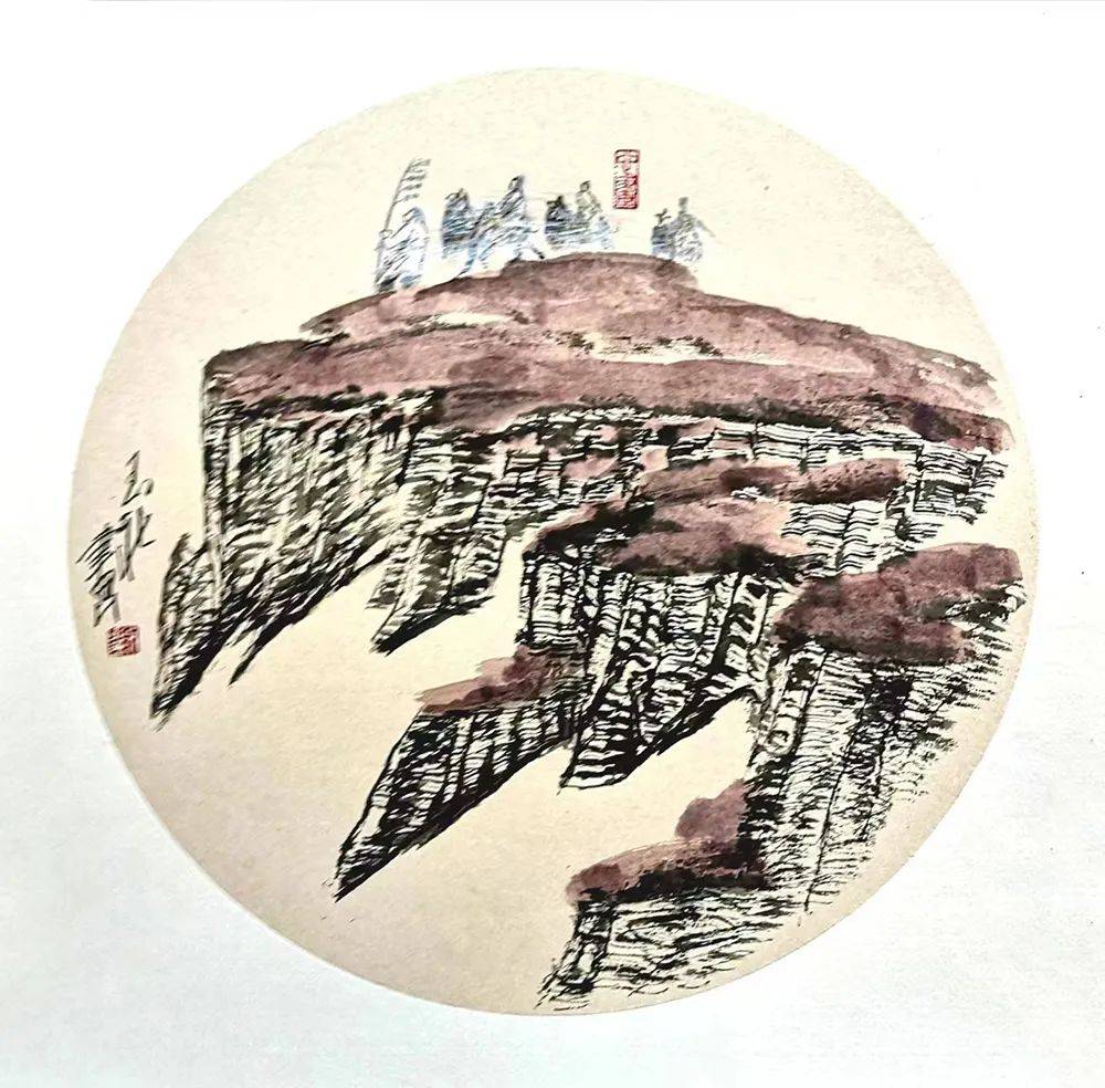 【北京墨真书画院】特别推荐当代国画家--刘玉社骋怀大海道作品赏析