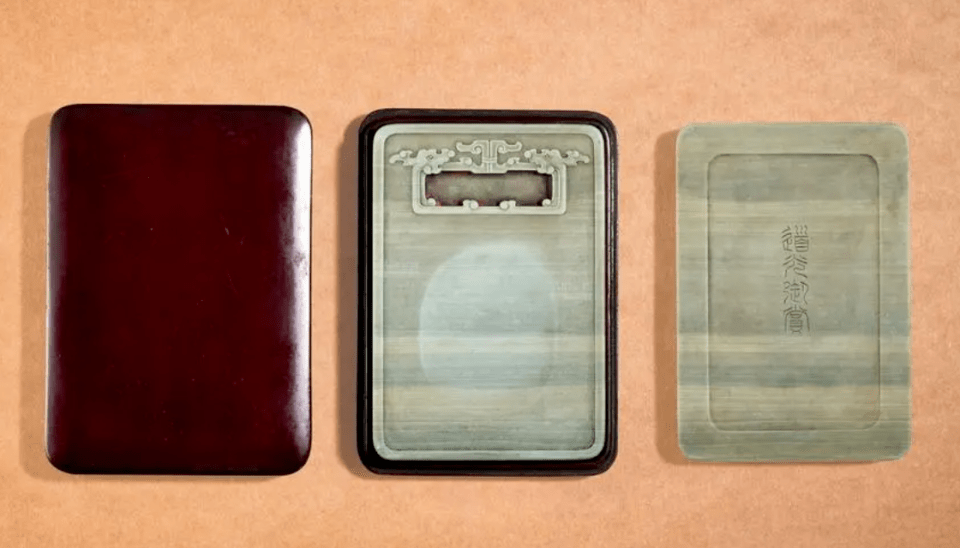 "东方至宝"松花砚,曾被康熙钦定为"御砚"_砚台_石砚_雕刻