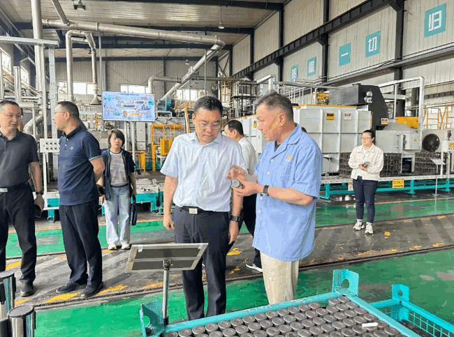 洛龙区领导到汇工轴承视察指导工作_孙毅辉_洛阳_一行