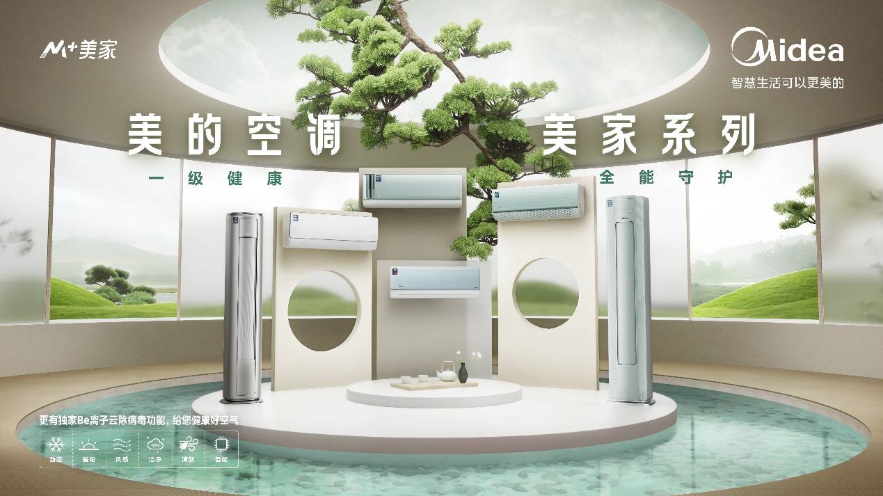 解锁健康居家新方式,美的美家系列空调守护家人健康呼吸_病毒_产品