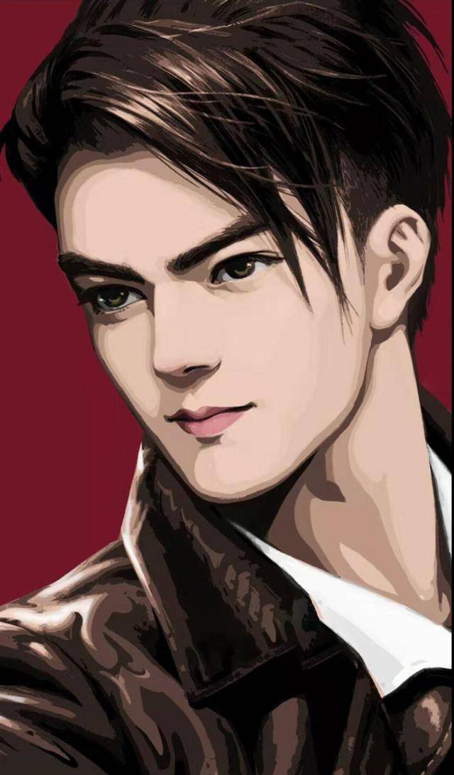 粉丝把许凯的每个角色画出来,哪张惊艳到你?_傅恒_烈火_军校