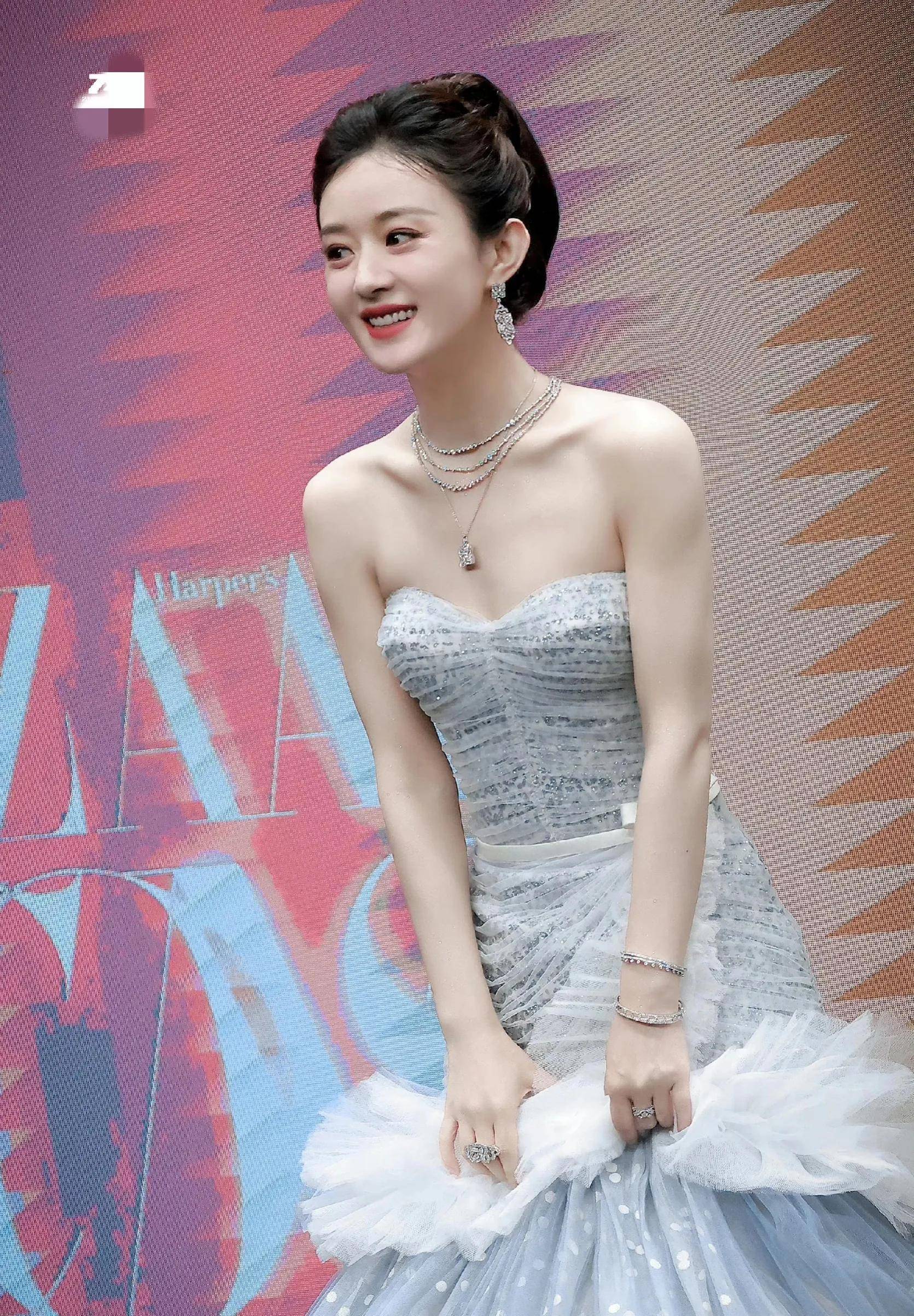 赵丽颖在芭莎派对合影被骗,真相大白!