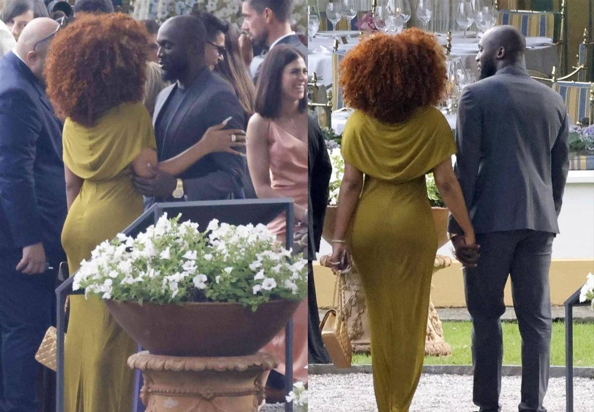 卢卡库新女友:爆炸头 身材魁梧 彪悍美人 体重近200斤,俩人绝配_特鲁