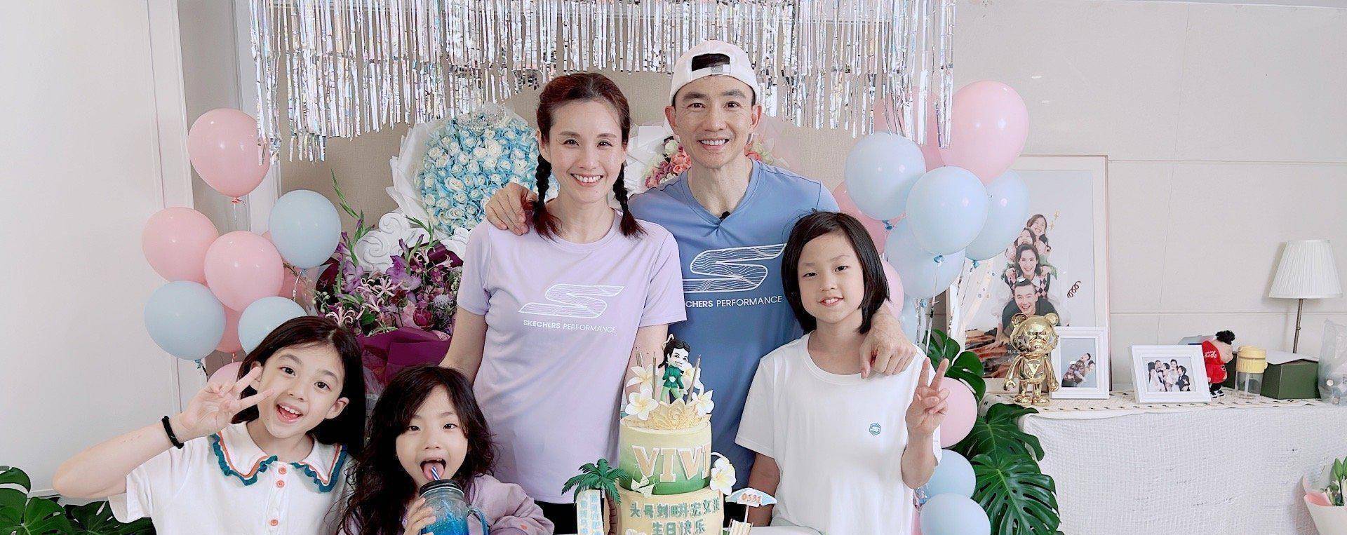 刘畊宏女儿小泡芙开国风趴庆生吴尊太太子女捧场_生日_爸爸_节目