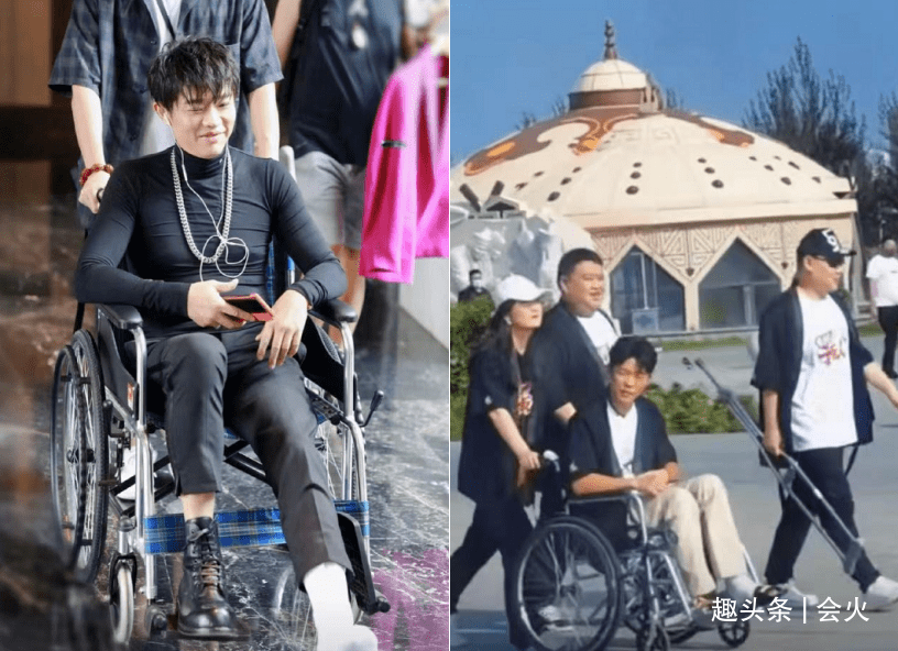 在近期工作室晒出的视频中,曾毅坐在共享的轮椅上,被工作人员推着录制
