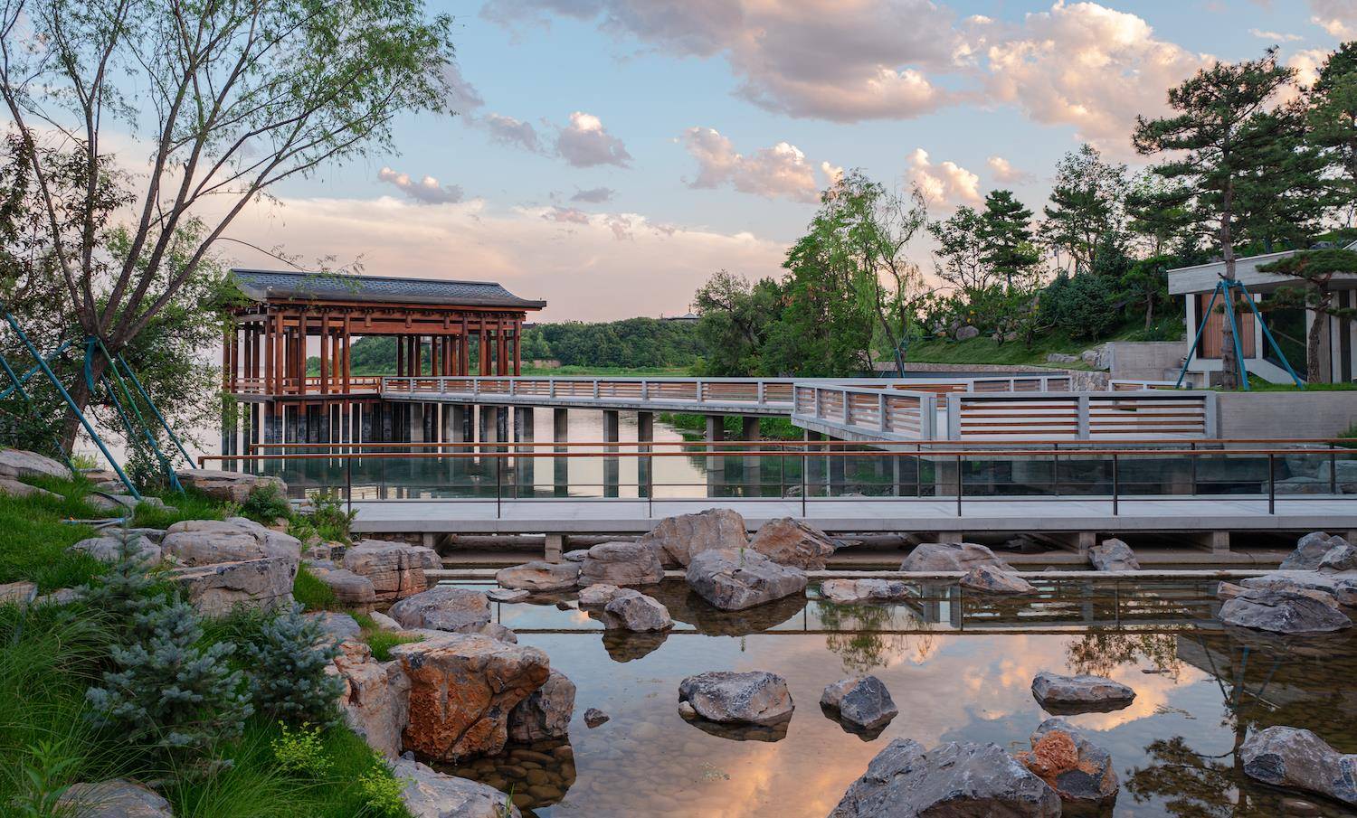 人在画中游,北京雁柏山庄演绎传世宋画|新酒店_景观_建筑_艺术