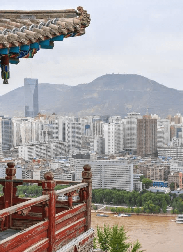 兰州标志白塔山之旅