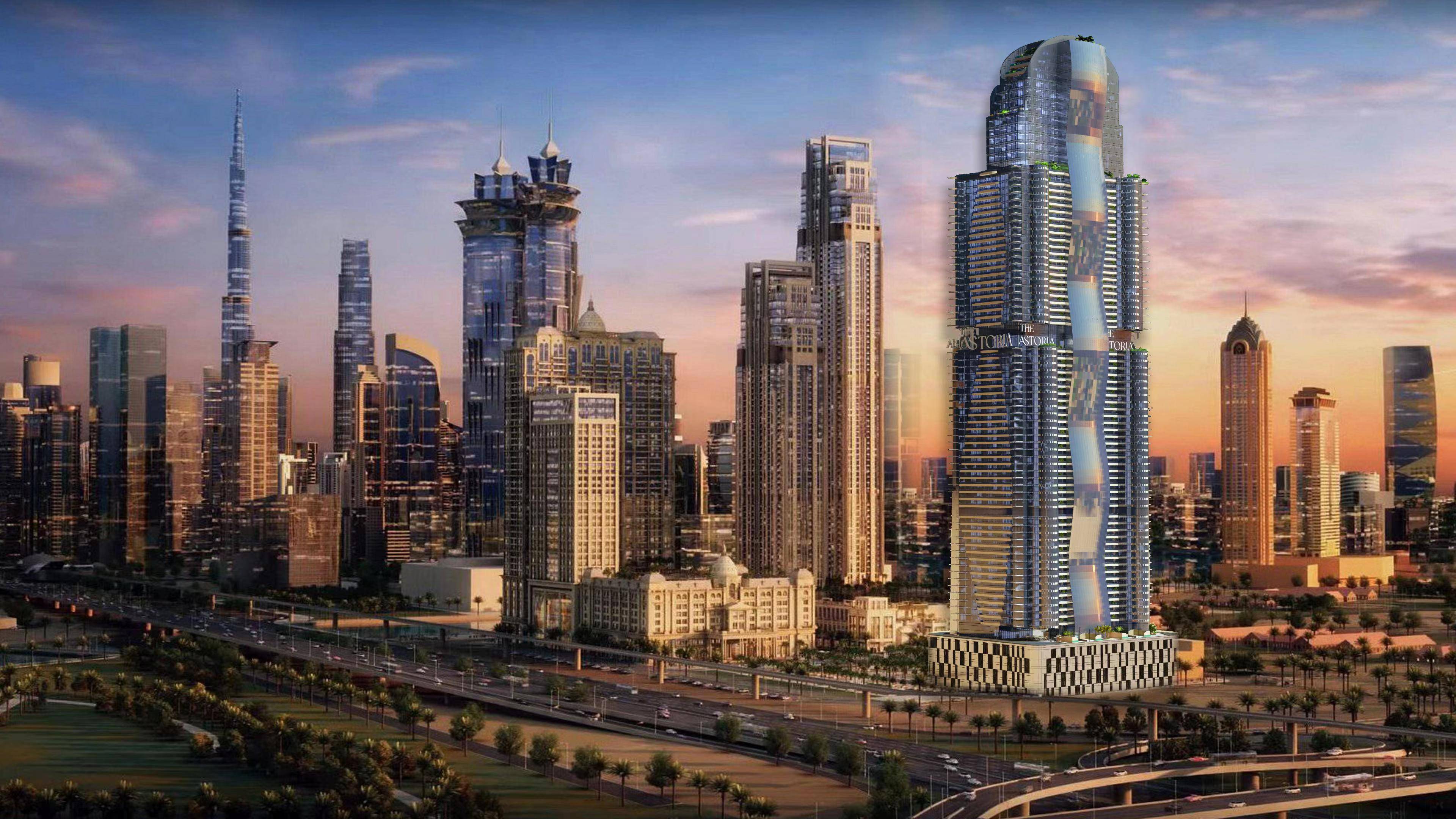 哈布图尔公寓项目位于阿联酋迪拜最繁华市中心的商务港地区,占地面积