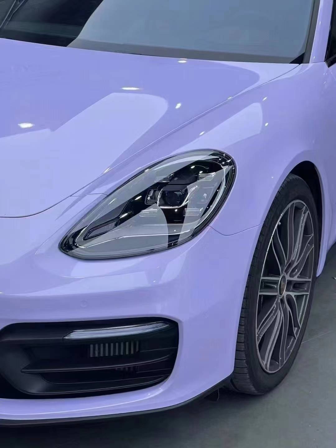 保时捷舒耐特改色膜星黛紫,仙气飘飘,唯美,浪漫,高级!