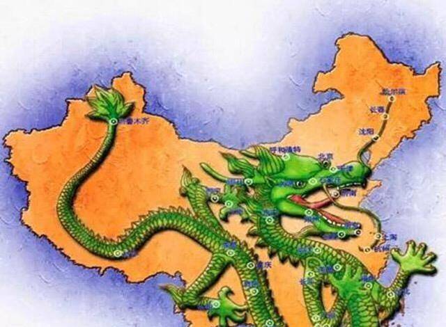 秦始皇陵护着中国龙脉图片