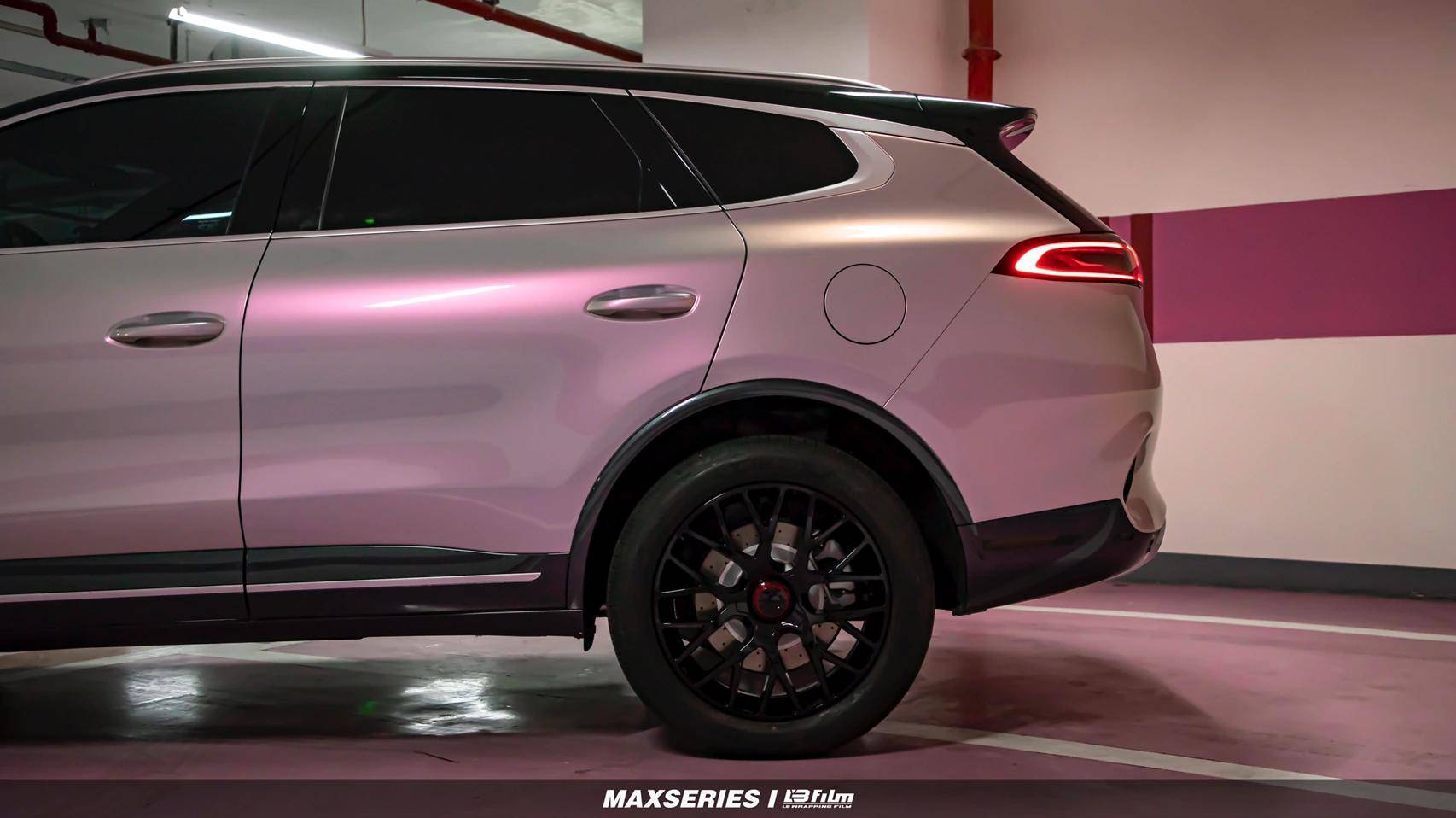 腾势lb改色膜钻石梦幻火山灰钻石美丽闪耀